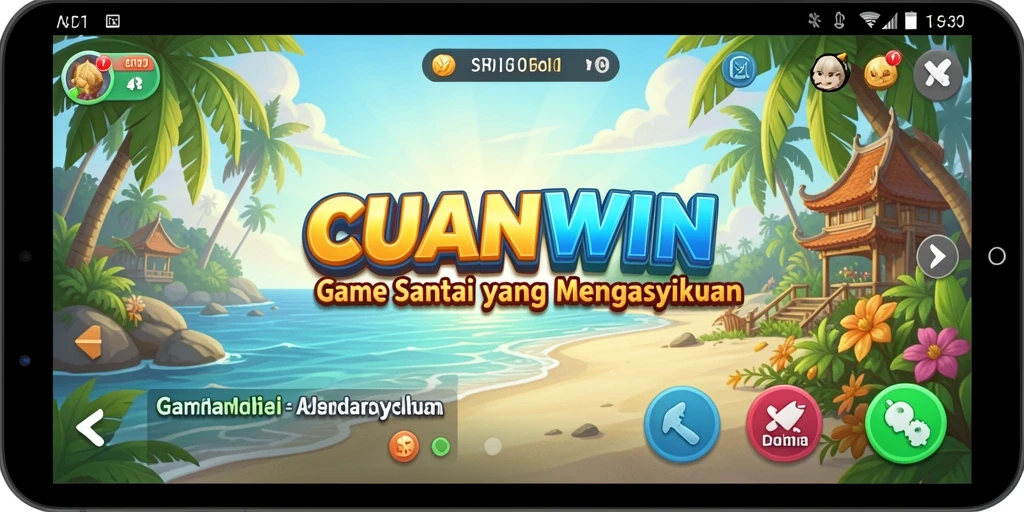 Screenshot gameplay CUANWIN yang menunjukkan momen seru permainan.