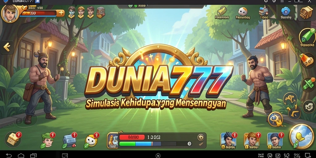 Tampilan gameplay DUNIA777 yang menarik dan interaktif.