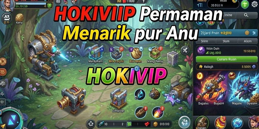 Tampilan gameplay HOKIVIP yang menarik dan penuh warna.