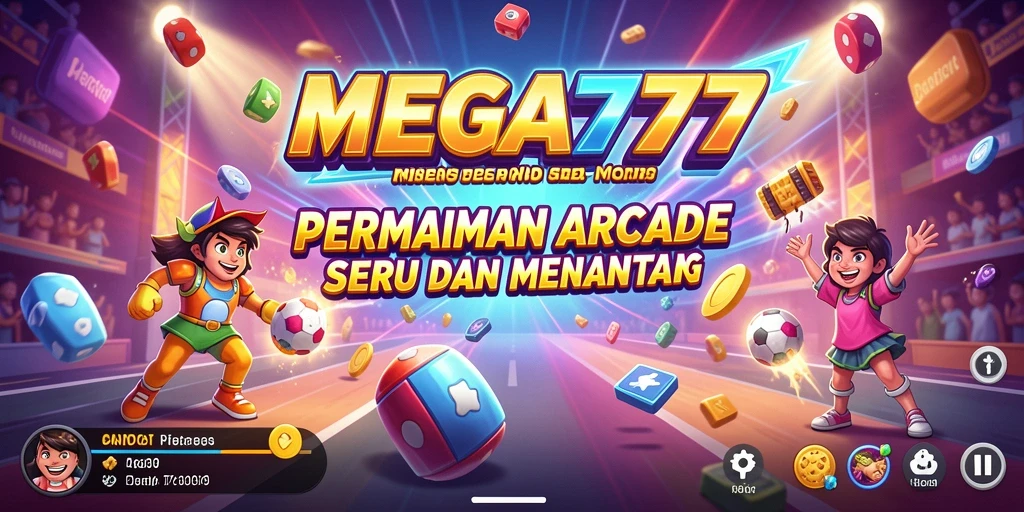 Screenshot gameplay MEGA777 menampilkan aksi seru dari permainan Arcade.