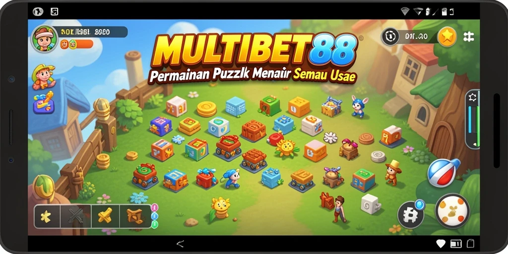 Tampilan menarik dari gameplay MULTIBET88 saat memecahkan puzzle.