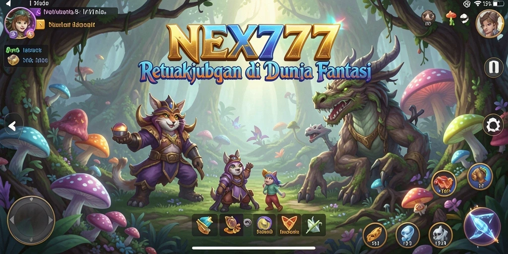 Gameplay seru di dunia fantasi NEX777.