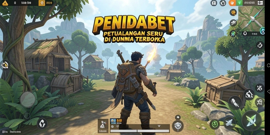 Screenshot gameplay PENIDABET menampilkan petualangan seru di dunia terbuka.