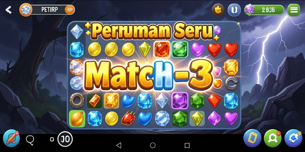 Gameplay menarik PETIRRP dengan tantangan mencocokkan benda.