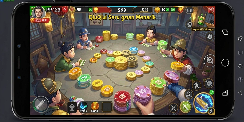 Gameplay seru dari PP123 dengan interaksi pemain.