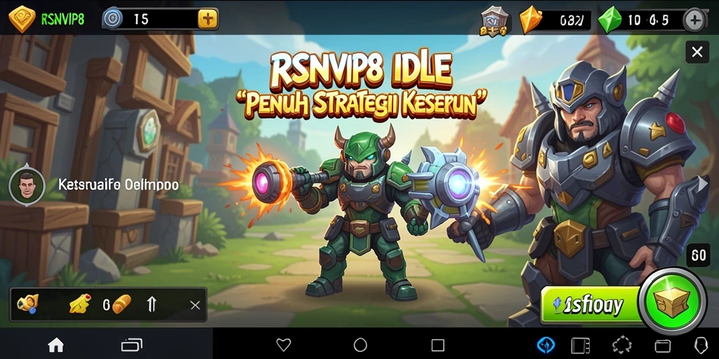 Screenshot utama RSNVIP8 menampilkan gameplay yang menarik dan interaktif.