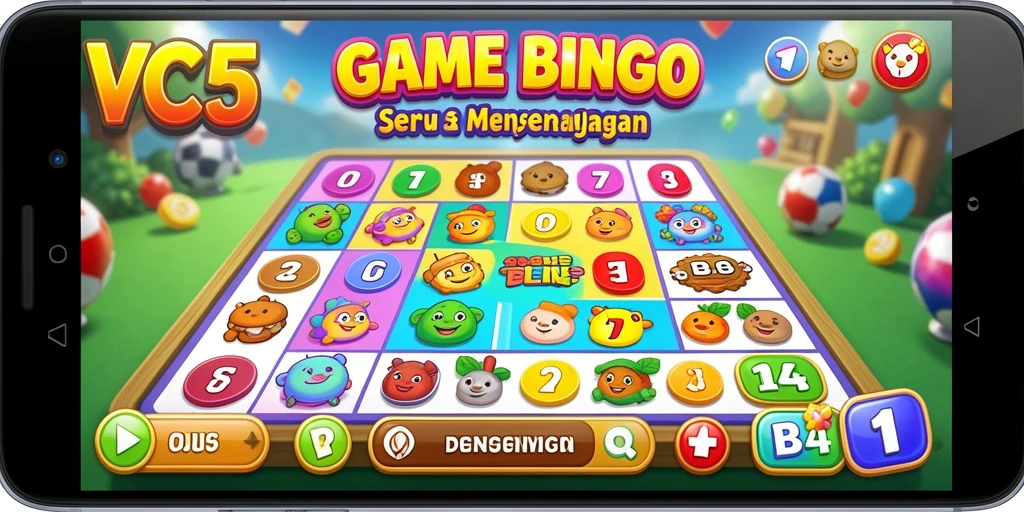 Tampilan gameplay seru dalam game Bingo VC5 yang membuat ketagihan.