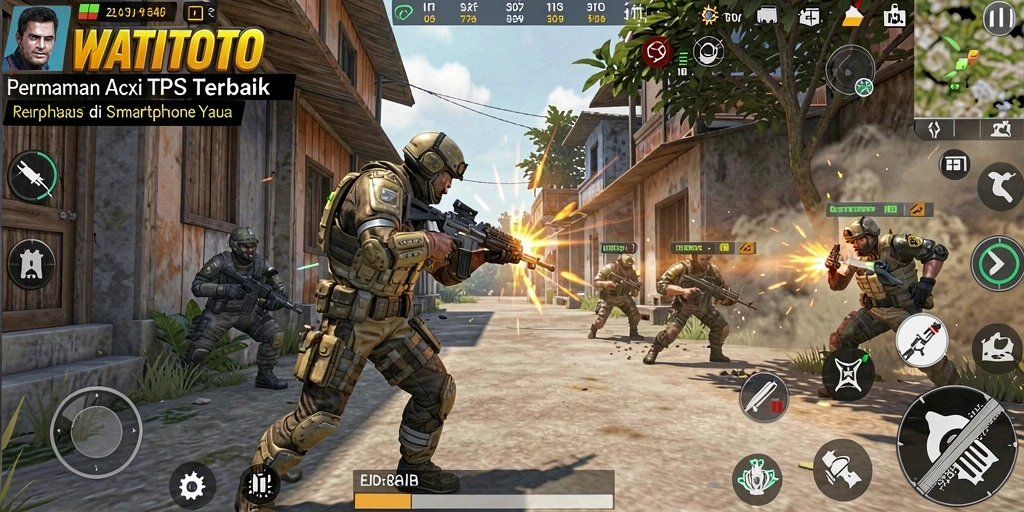Tangkapan layar gameplay WATITOTO menampilkan aksi mendebarkan dan grafis yang menawan.